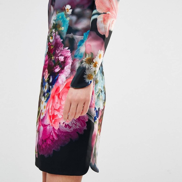 Like New Ted Baker Vyra Floral Tunic Dress - Picture 12 of 13